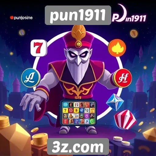 Navegação e recursos do site pun1911 em destaque