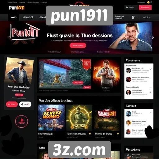 Análise das principais funcionalidades do site pun1911